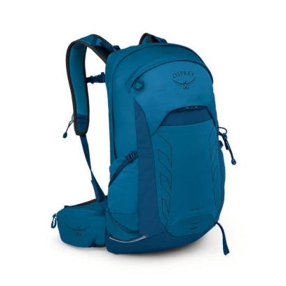 Osprey Talon 22L Men Lightweight Hiking Backpack with Hipbelt, Scoria Blue/Night Shift