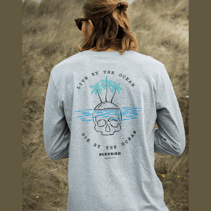 Bleubird Island Tee Long Sleeve Grey