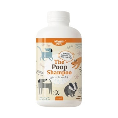 Nilaqua Pets Poop No Rinse Shampoo 240ml