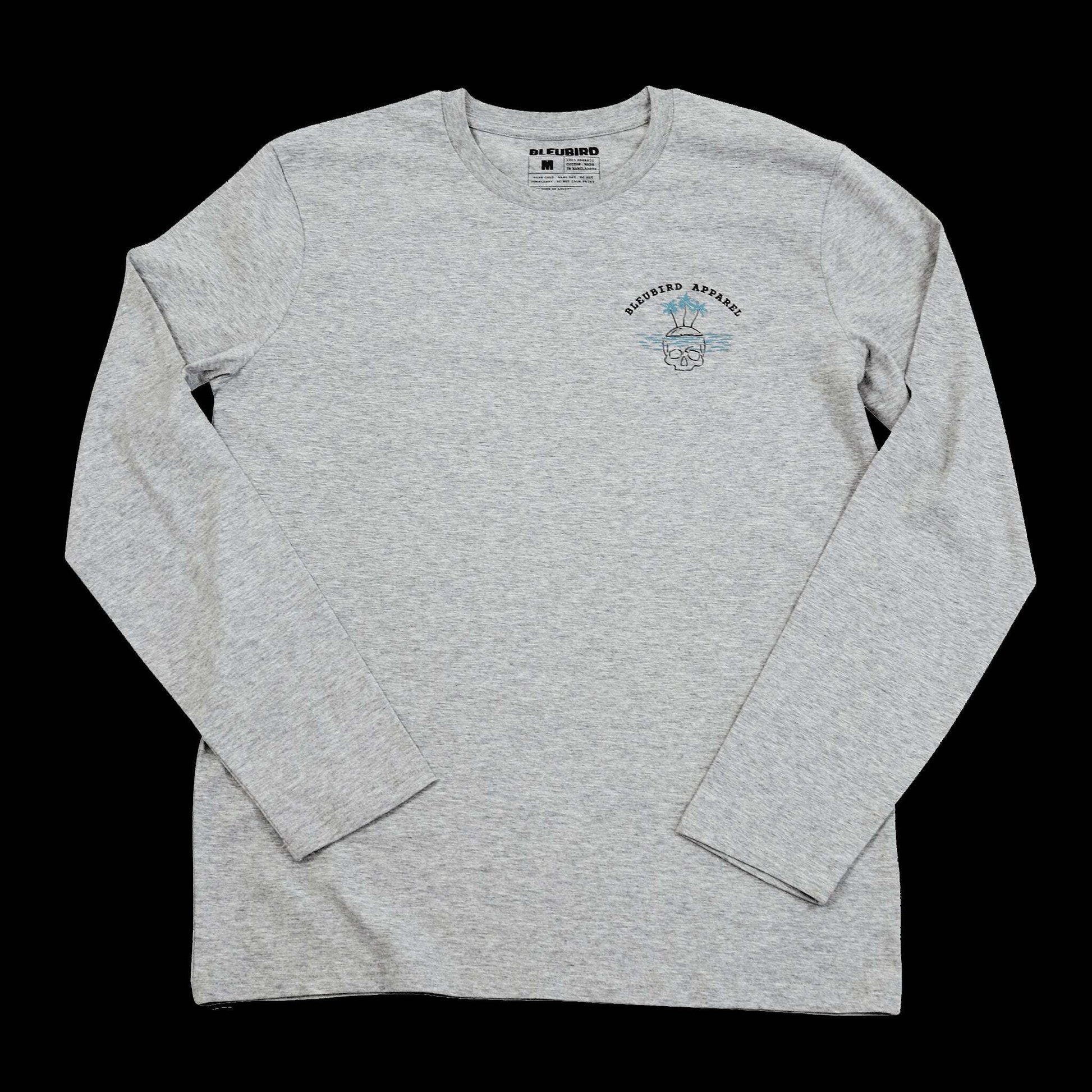 Bleubird Island Tee Long Sleeve Grey