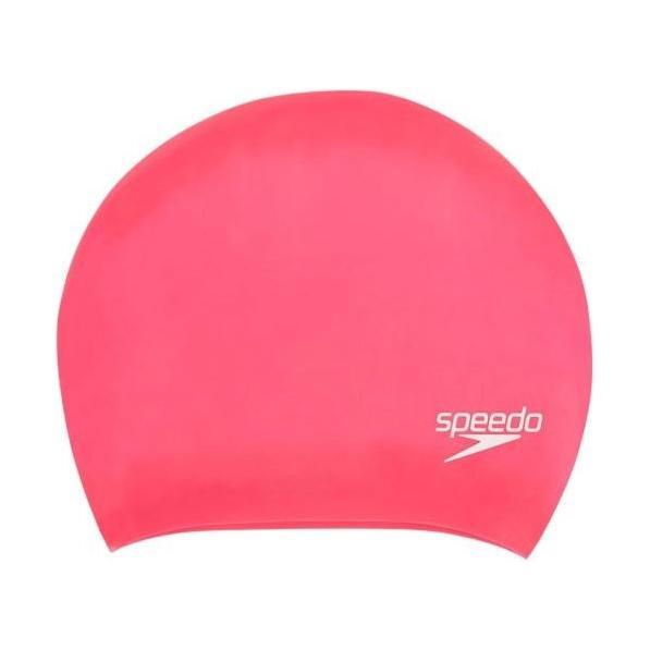 Speedo Adult Unisex Long Hair Swimming Cap Pink One Size