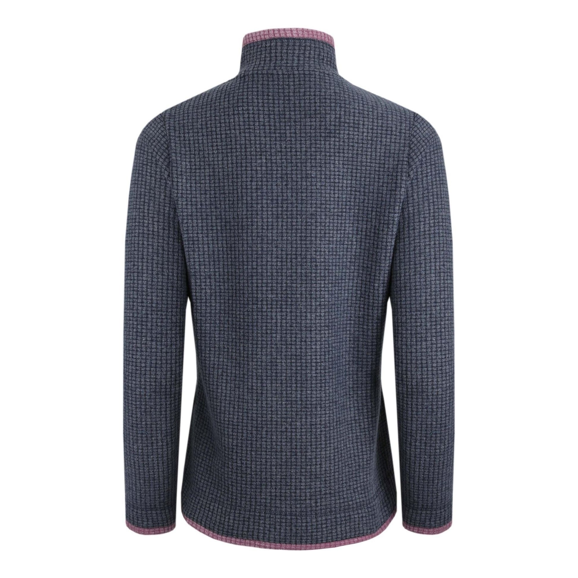 Weird Fish Women's Bey 1/4 Zip Grid Fleece Navy