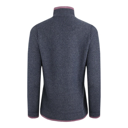 Weird Fish Women's Bey 1/4 Zip Grid Fleece Navy