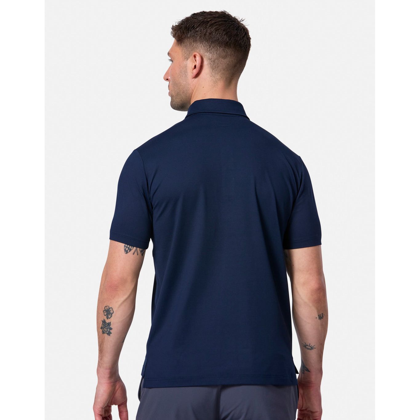 Gym+Coffee Men's Coffee Polo Obsidian