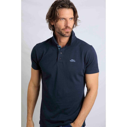 Weird Fish Men's Miles Polo Navy