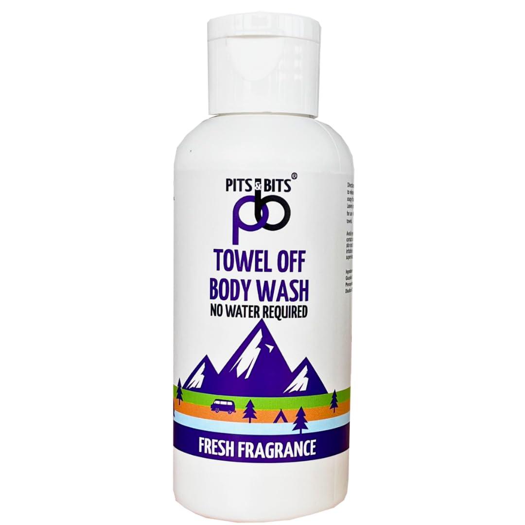 Pits and Bits Rinse Free Body Wash, Fresh Fragrance
