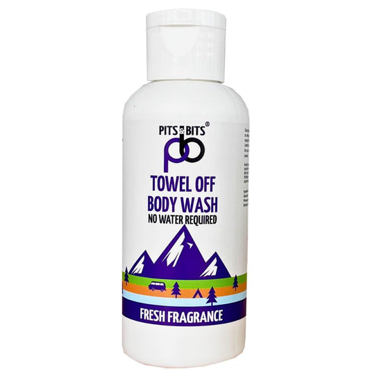 Pits and Bits Rinse Free Body Wash, Fresh Fragrance