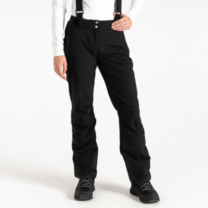 Dare 2B Womens Effused II Waterproof Salopettes Trousers Black