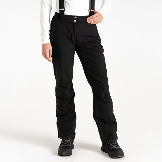 Dare 2B Womens Effused II Waterproof Salopettes Trousers Black