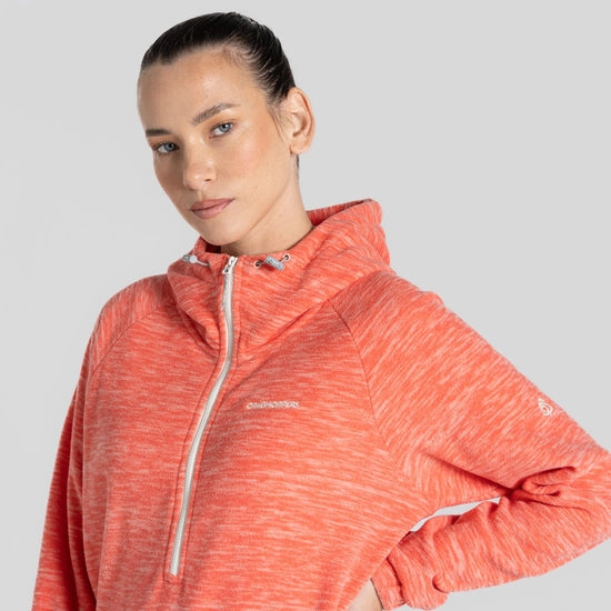 Craghoppers Esk Half Zip Fleece Womens' Deep Coral