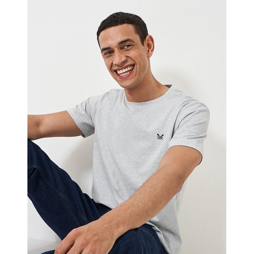 Crew Classic Tee Ice Grey Marl