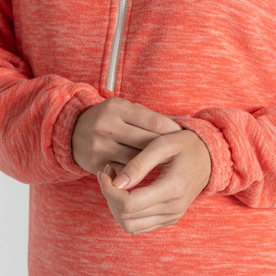 Craghoppers Esk Half Zip Fleece Womens' Deep Coral