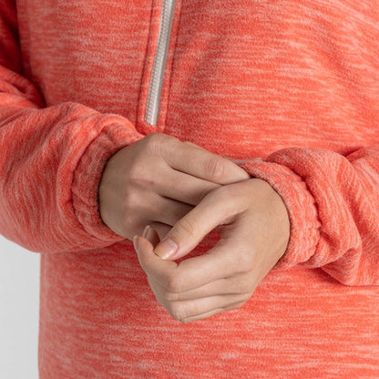 Craghoppers Esk Half Zip Fleece Womens' Deep Coral