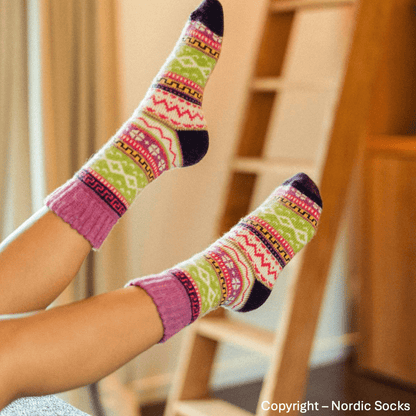 Nordic Socks Ida - Purple