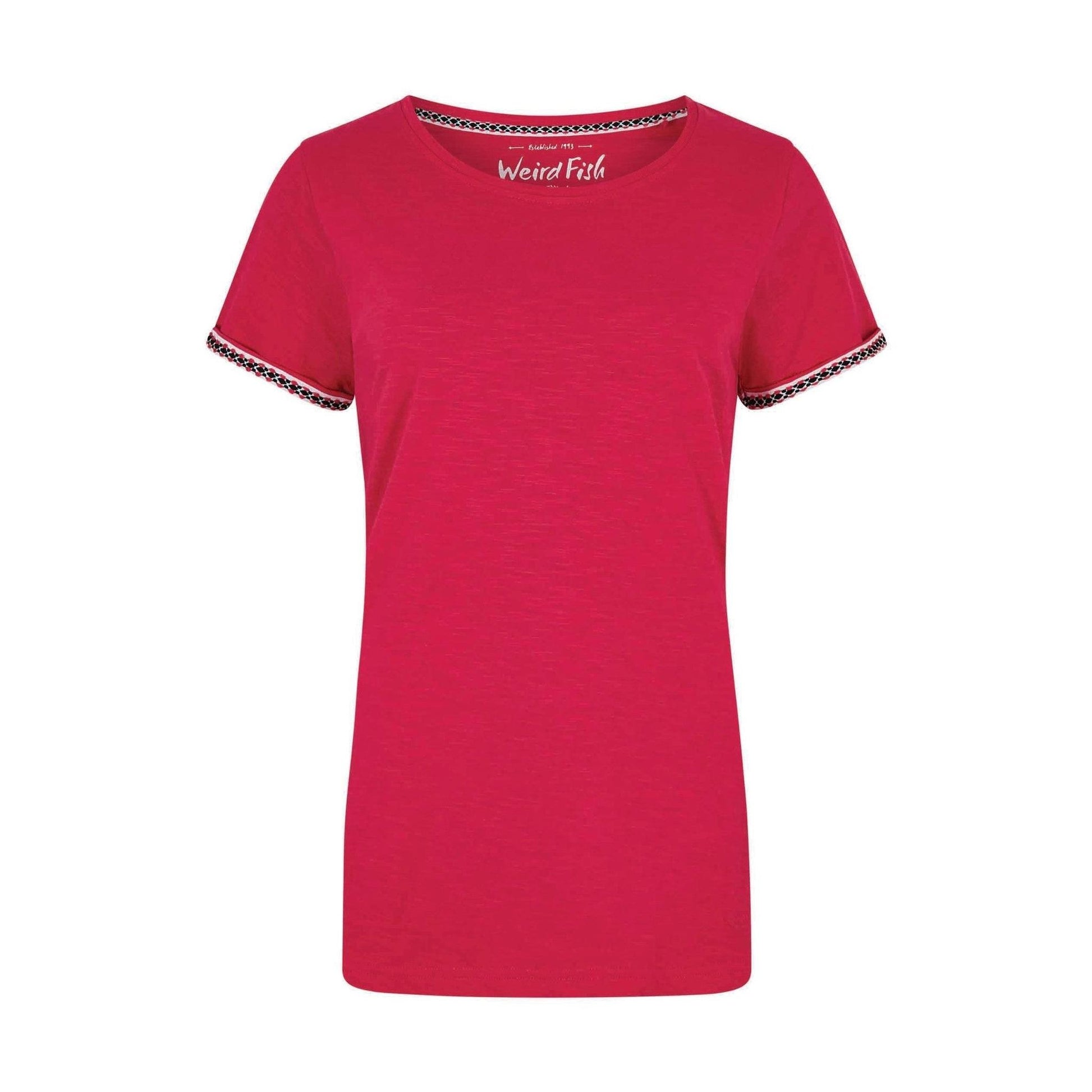 Weird Fish Women's Teya Tee Hot Pink