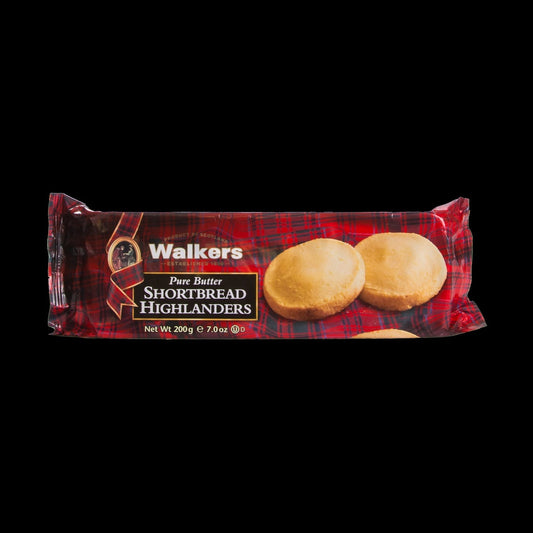 Walkers W176 Shortbread Highlander Cookies, 1.4oz, 2 pack