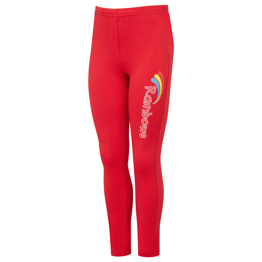 Rainbow Leggings Red