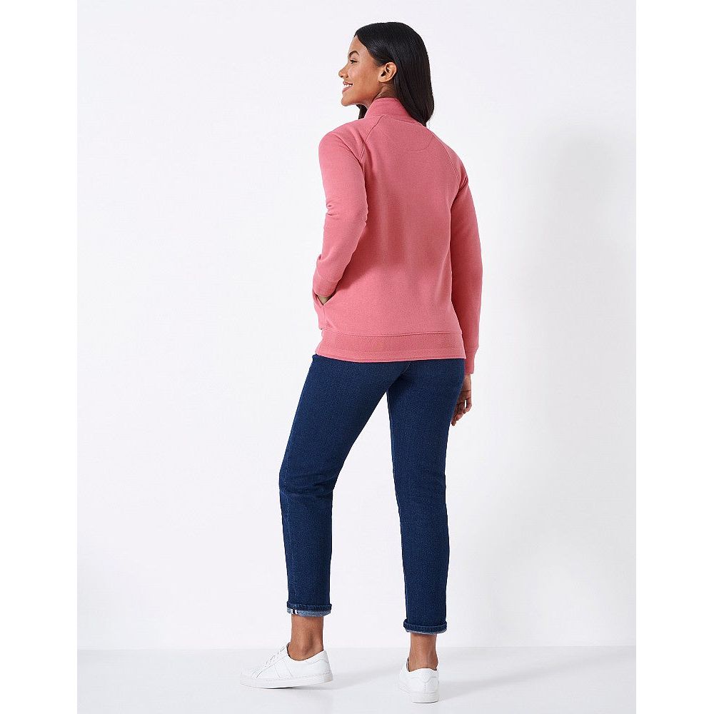 Crew Half Zip Sweat Rapture Rose