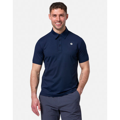 Gym+Coffee Men's Coffee Polo Obsidian