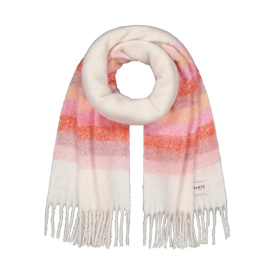 Barts Ladies Knitted Tylur Striped Winter Scarf