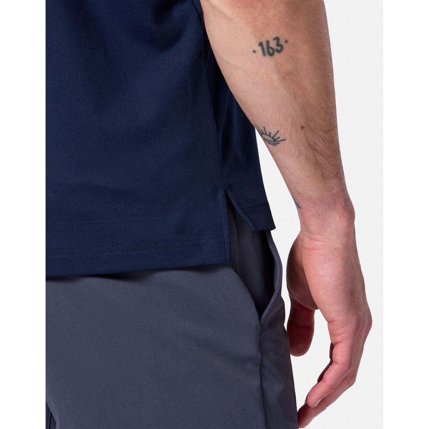 Gym+Coffee Men's Coffee Polo Obsidian