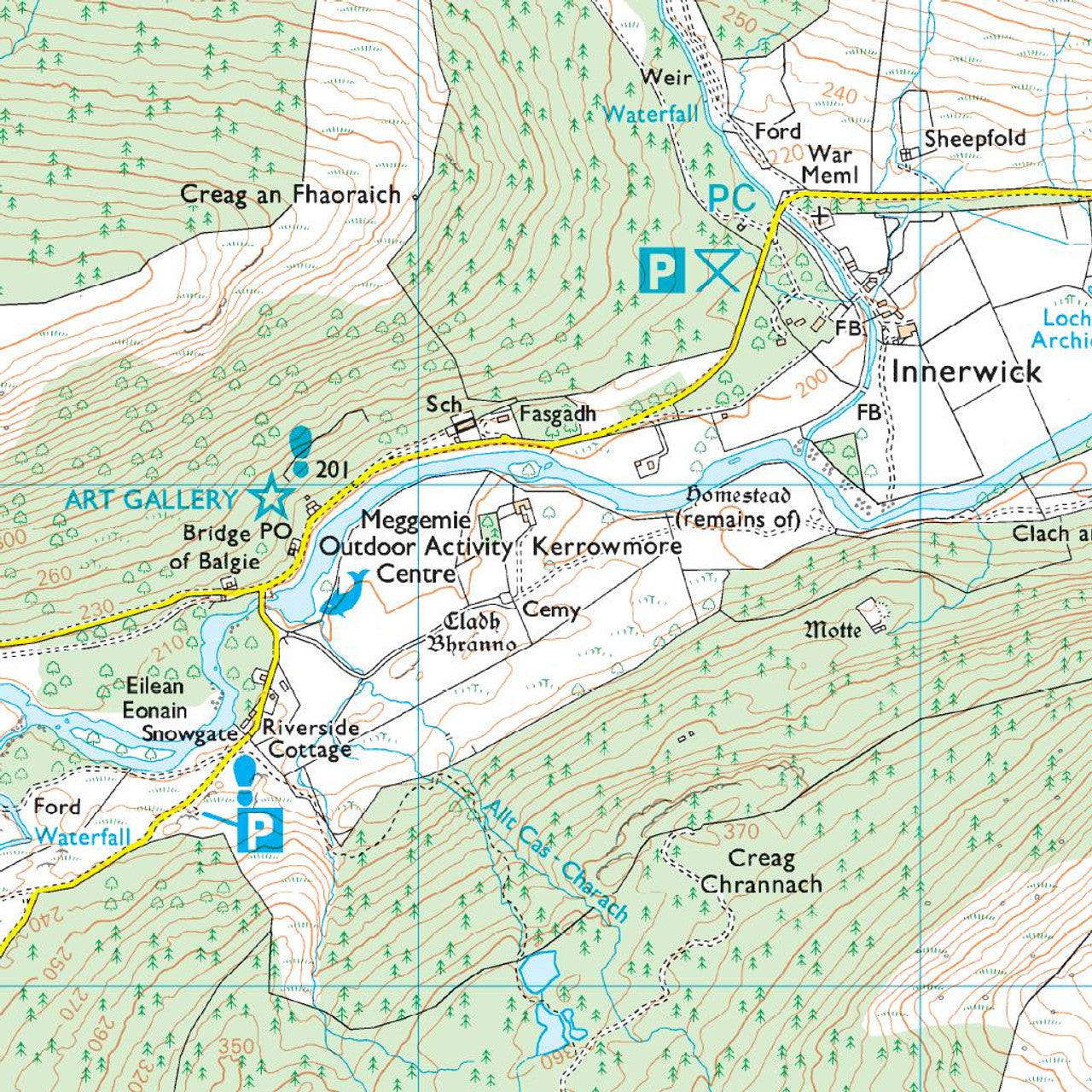 OS Explorer Map Ben Lawers & Glen Lyon OL48