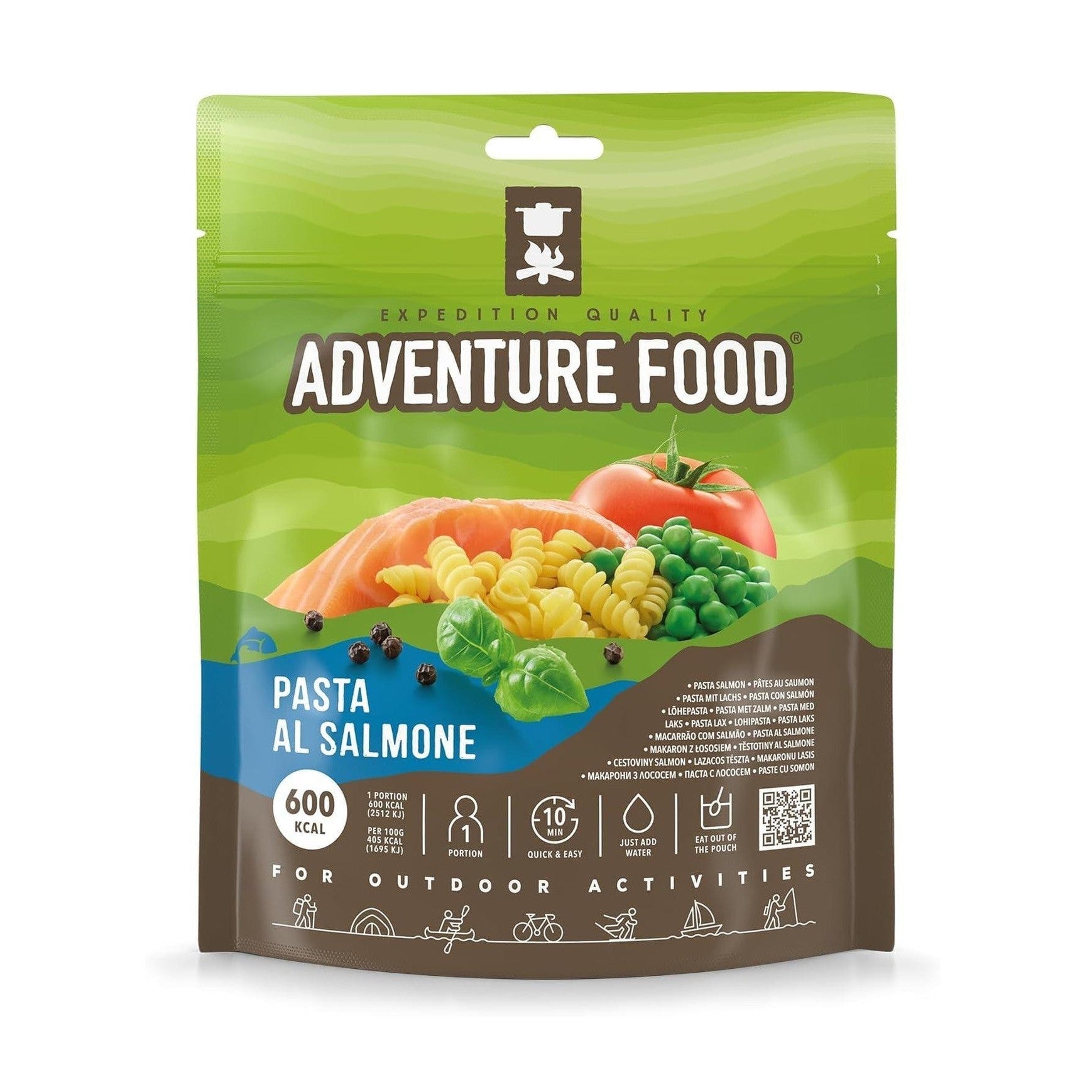 Freeze-Dried Meal - Pasta with Salmon - Expedition Quality