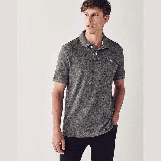Crew Classic Pique Polo Grey Marl