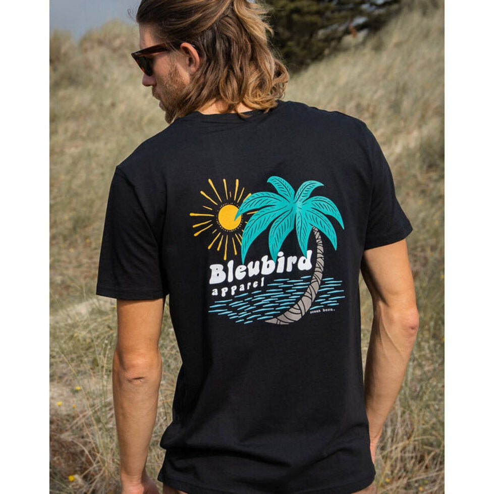 Bleubird Tropics Tee Black
