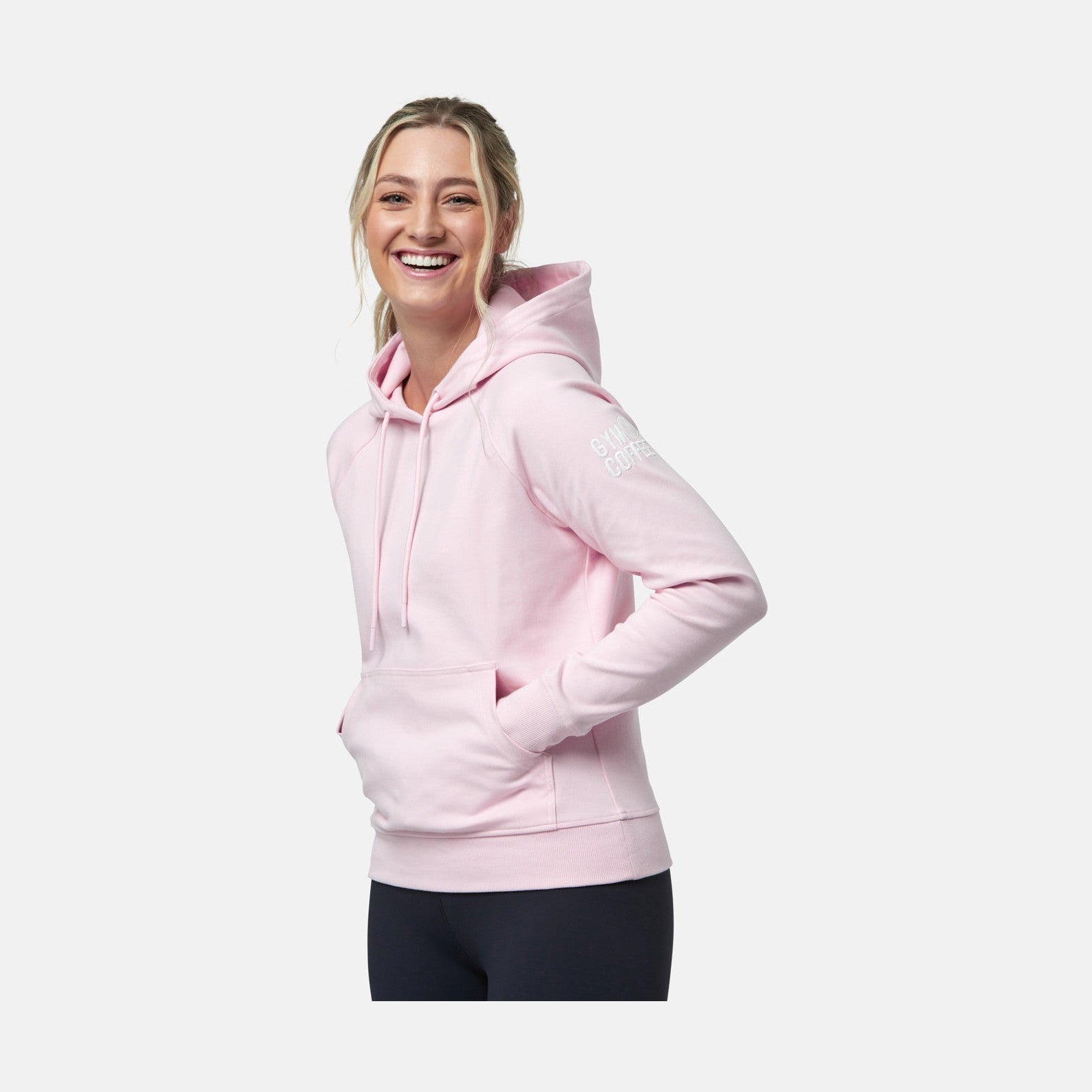 Gym+Coffee Women's Chill Hoodie Baby Pink