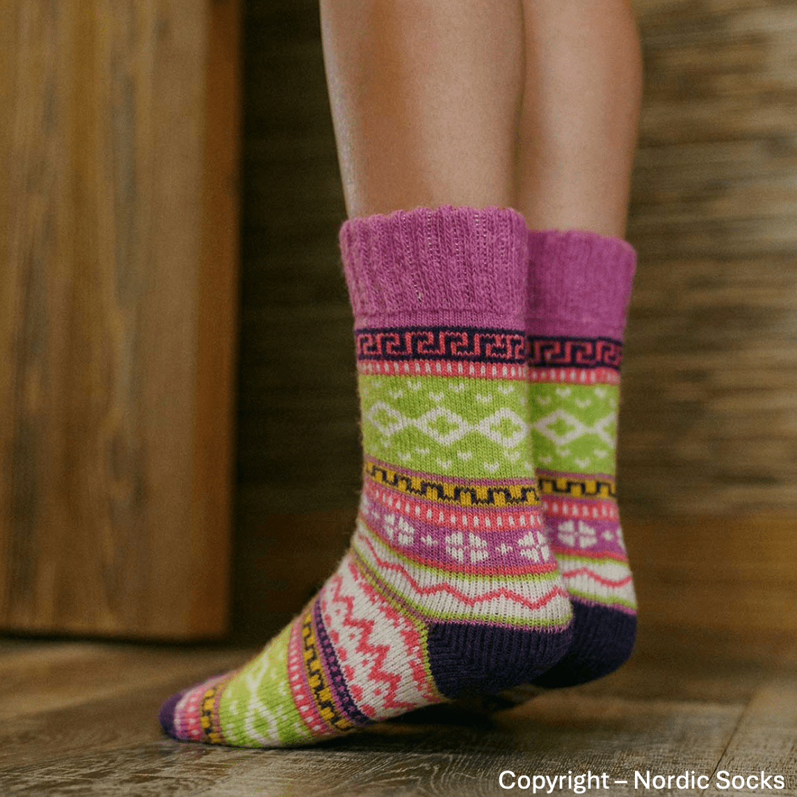 Nordic Socks Ida - Purple