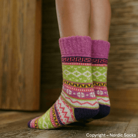 Nordic Socks Ida - Purple