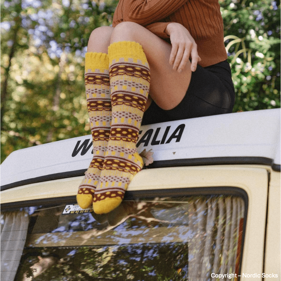 Nordic Socks Sofia Knee High - Yellow