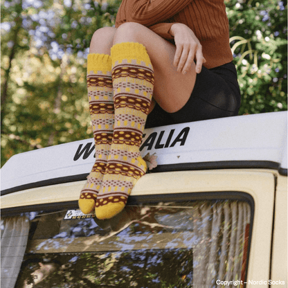 Nordic Socks Sofia Knee High - Yellow