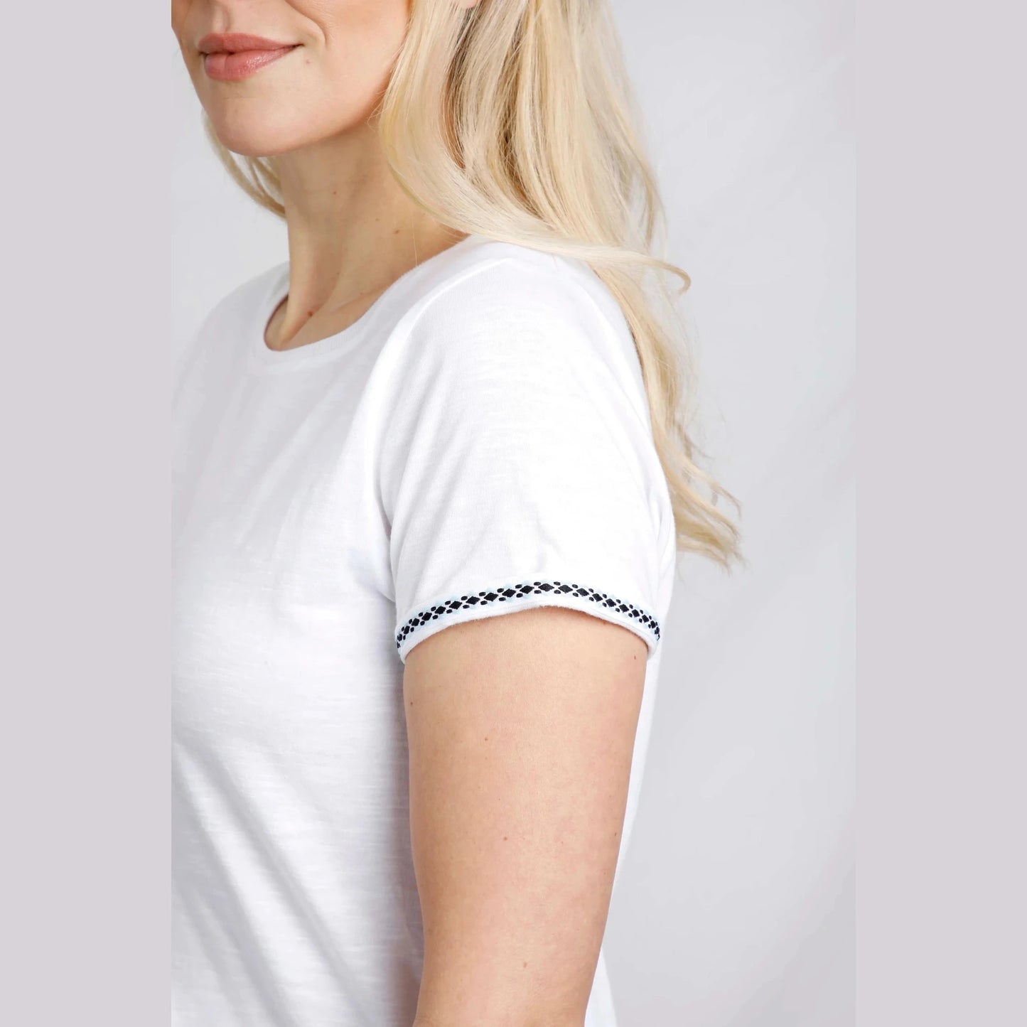 Weird Fish Women's Teya Tee White