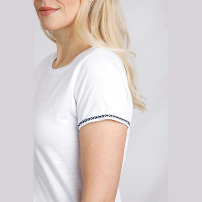 Weird Fish Women's Teya Tee White