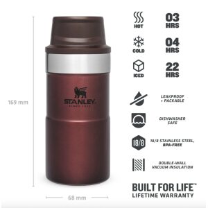 Stanley Classic Trigger-Action Mug 25cl Wine