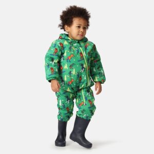 Kids' Bambino II Waterproof Insulated Snowsuit Trek Green Dinosaur